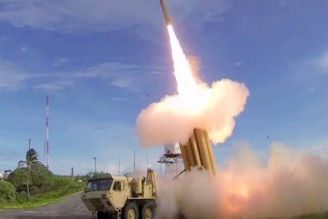 Lanzamiento de un misil del sistema Thaad