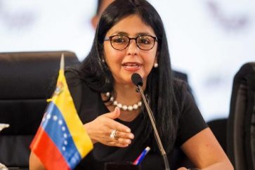 La vicepresidenta de Venezuela, Delcy Rodríguez