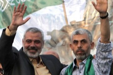 Ismail Haniyeh y Yahia Sinwar