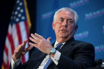 El ex secretario de Estado de EEUU, Rex Tillerson