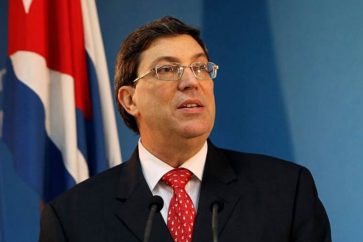 El canciller de Cuba, Bruno Rodríguez