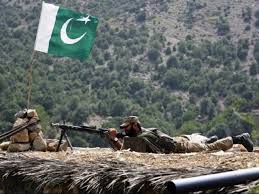 Soldado pakistaní en la frontera