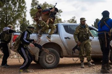 Terroristas del ESL en el norte de Siria