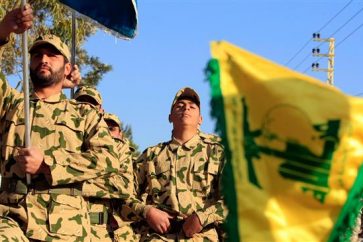 Combatientes de Hezbolá en Siria