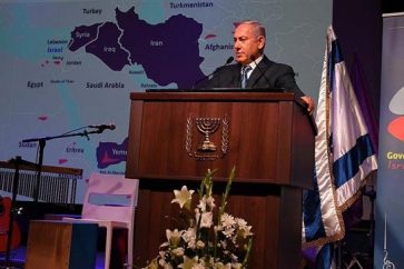 netanyahu-mapa-iran