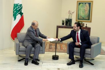 hariri-entrega-carta-aoun