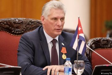 El presidente de Cuba, Miguel Díaz-Canel