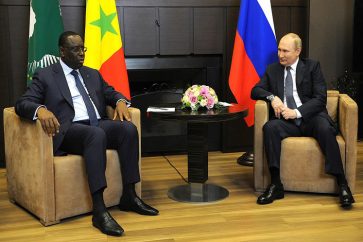 Vladimir Putin y Macky Sall