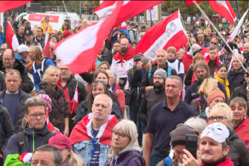 Manifestación contra los precios de la energía en Viena