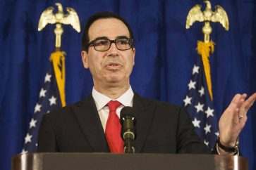 El ex secretario del Tesoro de EEUU, Steve Mnuchin