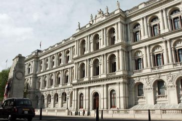 El Ministerio de Relaciones Exteriores británico