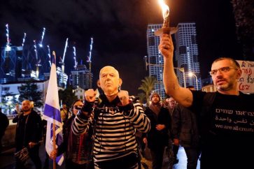 Manifestación contra Netanyahu en Tel Aviv