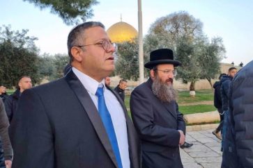 Itamar Ben-Gvir en la Explanada de las Mezquitas