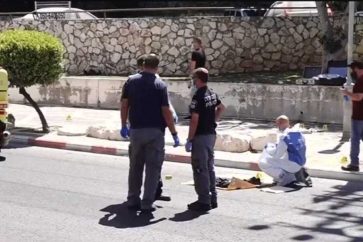 Escenario del ataque a un colono en Bat Yam