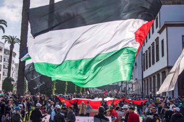 Manifestación en Rabat contra la normalización