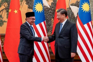 Anwar Ibrahim y Xi Jinping