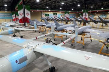 Drones iraníes de varios tipos