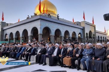 Raisi en el santuario de Sayyida Zeinab en Damasco