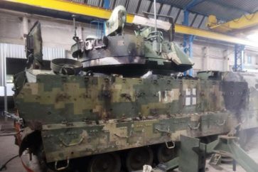 Tanque ucraniano destruido