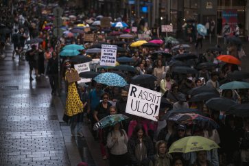 Thousands Rally In Central Helsinki