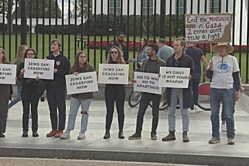 Judíos protestan en Washington contra la agresión israelí a Gaza