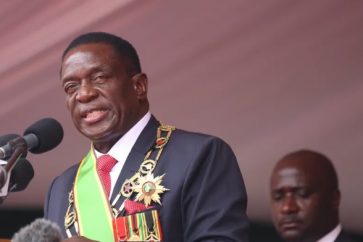 El presidente de Zimbabwe, Emmerson Mnangagwa