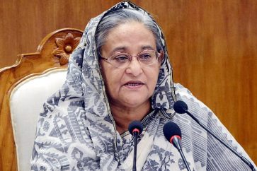 La primera ministra de Bangladesh, Sheij Hasina