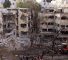 Zona destruida de Tel Aviv
